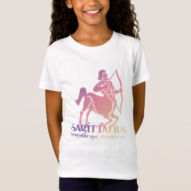 Astrologie Sagittaire Zodiac d2 T-shirt (Devant)
