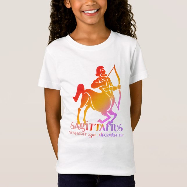 Astrologie Sagittaire Zodiac d4 T-shirt (Devant)
