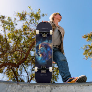 Astrologie Skateboard avec Leo Symbole