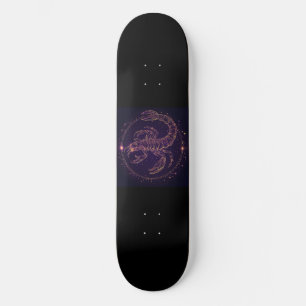 Astrologie Skateboard avec symbole Scorpio
