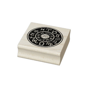 Astrologie Verseau Zodiaque Design Tampon