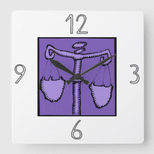 Astrologie Zodiac Librairie Signal Horloge murale