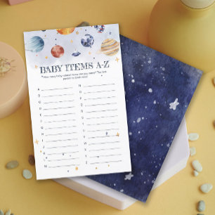 Astronaunt Rocketship Baby shower Baby Items Jeu