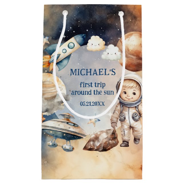 Astronaut Espace Premier Voyage Autour Du Sac Cade (Devant)