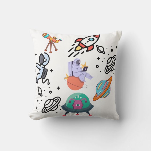 "Astronaut et Coussin télescope de rêve cosmique" (Recto)