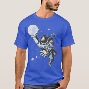 Astronaut Panier Lune Drôle T-shirt cadeau