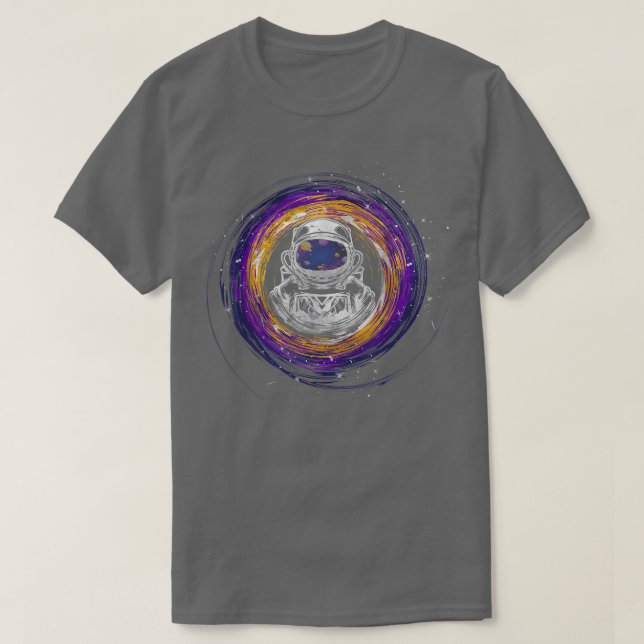 Astronaut Planets Space T-Shirt (Design devant)
