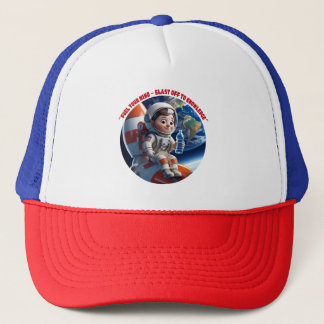 "Astronaut Rocket Space Adventure Casquette