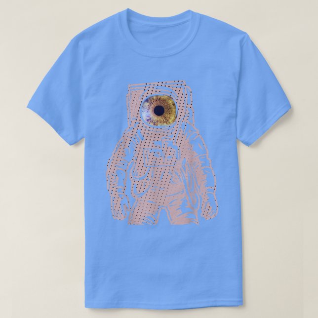 Astronaut Space Eyes T-Shirt (Design devant)