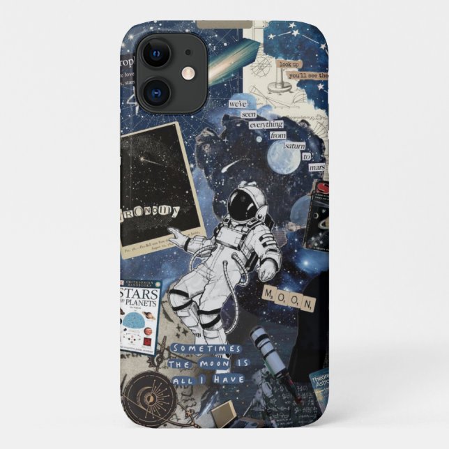 Astronaut Space iPhone 11 Coque - Design unique (Dos)