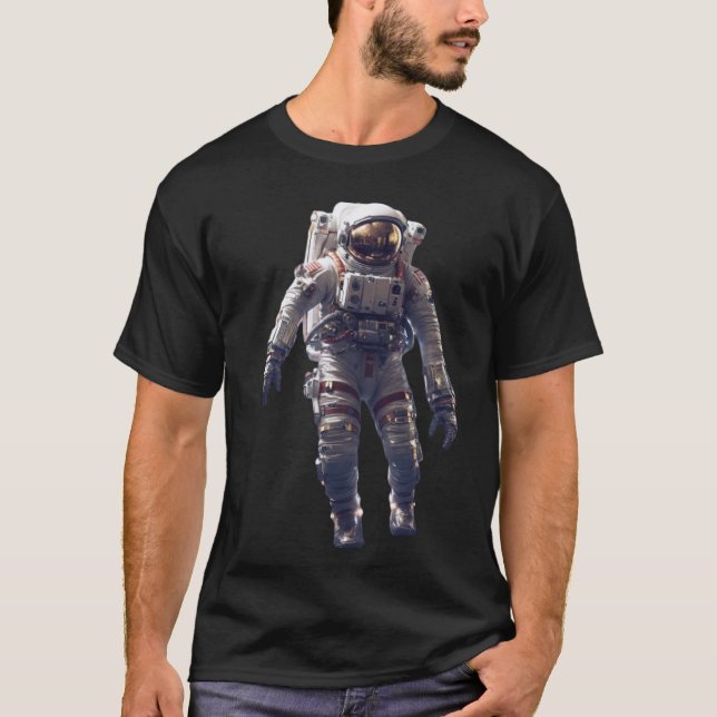 Astronaute avec T-Shirt en débarquement (Devant)