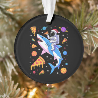 Astronaute de Noël Requin Pizza Espace Planètes Xm