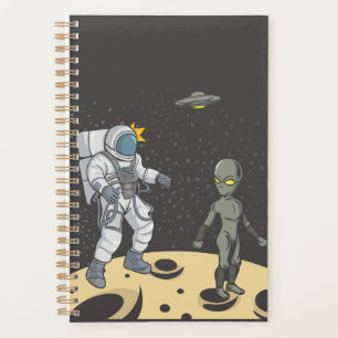 Astronaute et alien