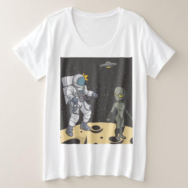 Astronaute et extraterrestre    (Design devant)