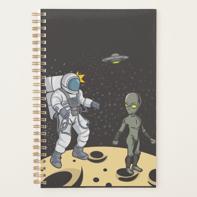 Astronaute et extraterrestre    (Devant)