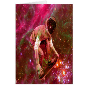 Astronaute skateboard
