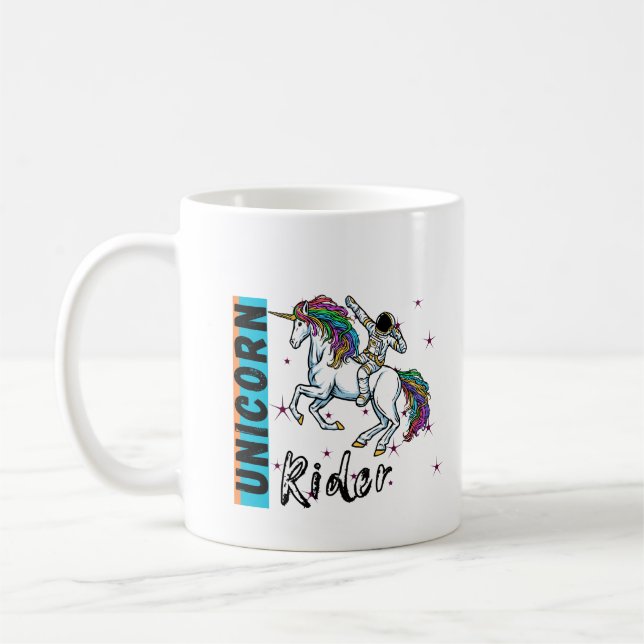 Astronaute sur licorne dans cette tasse  (Gauche)