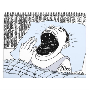 Astronomie Moderne Élégant Calendrier Script