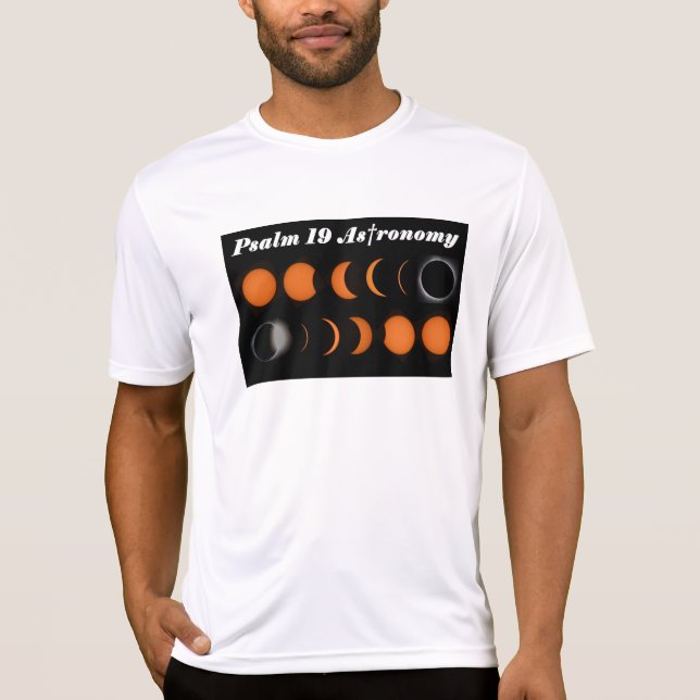 Astronomie Psaume 19 - Total T-shirt Éclipse Solai (Devant)