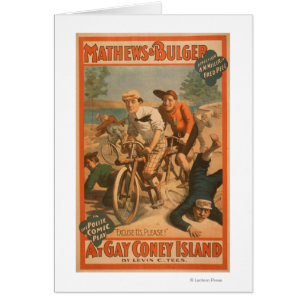 "At gay Coney Island" Poster de la comédie musical
