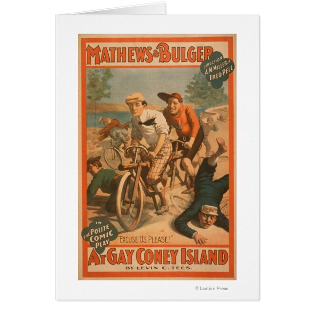 "At gay Coney Island" Poster de la comédie musical (Devant)