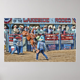 At The Lakeside Rodeo Poster