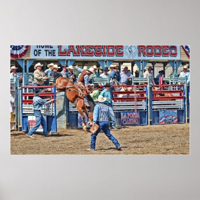 At The Lakeside Rodeo Poster (Devant)