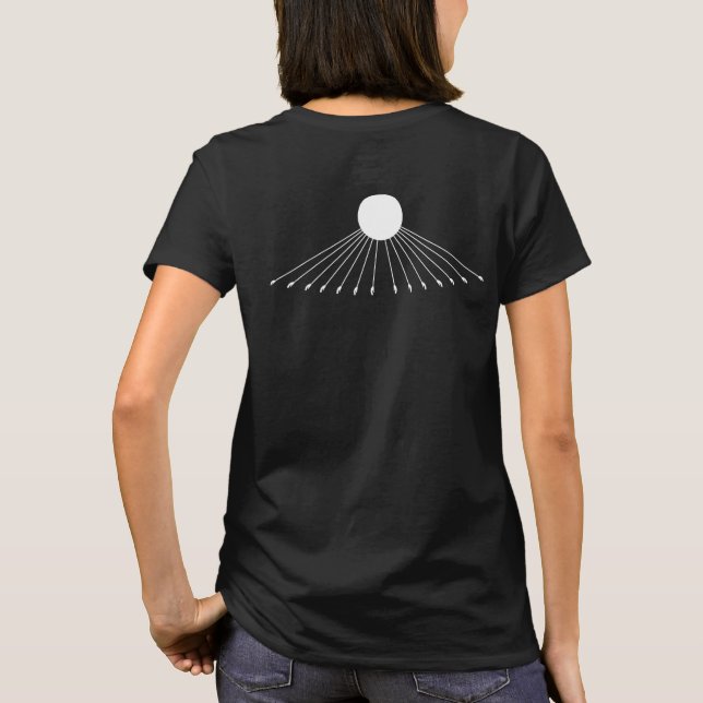 Aten le vrai symbole de Dieu t-shirt femme sur le  (Dos)