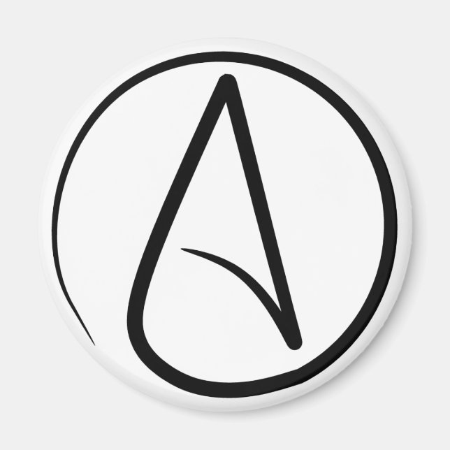 Atheist Symbole Magnet (Devant)
