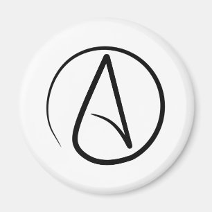 Atheist Symbole Magnet
