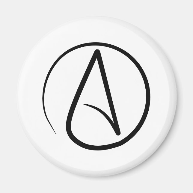 Atheist Symbole Magnet (Devant)