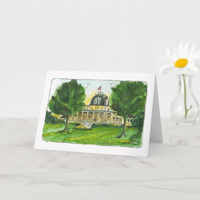 Athenaeum Hotel, Chautauqua Carte pliée (Petite plante)