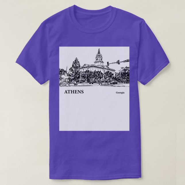Athènes Géorgie TShirt 4 (Design devant)