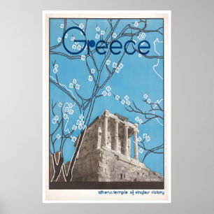 Athènes Impression Grèce Peinture Art Grec Voyage