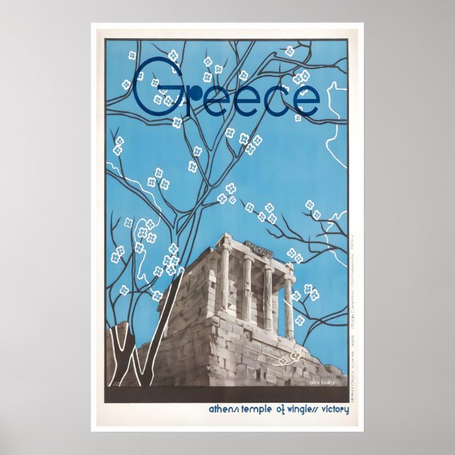 Athènes Impression Grèce Peinture Art Grec Voyage (Devant)