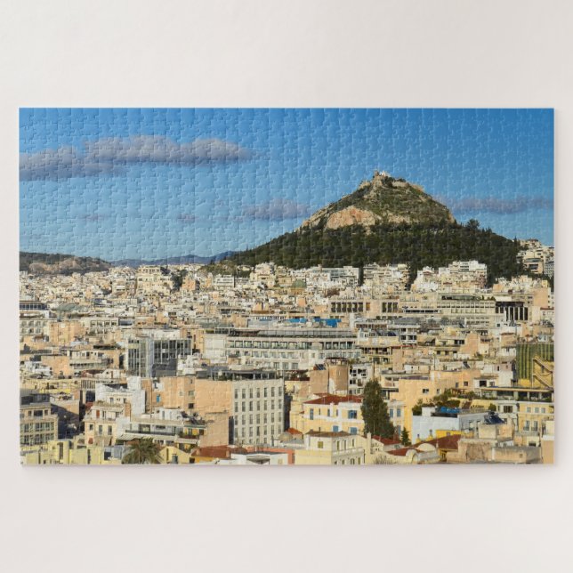 Athènes Mont Lycabettus Jigsaw Puzzle (Horizontal)