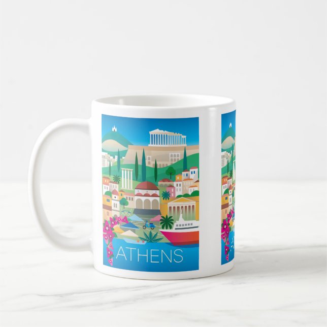 Athens, Greece Mug (Gauche)