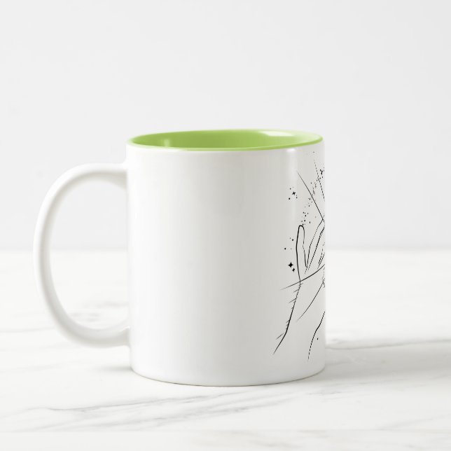 Athéopaganisme subtil Mug avec conception Galaxie (Gauche)