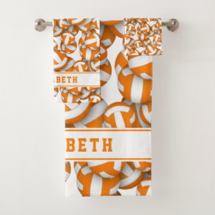 athlètes orange équipe couleurs volleyball nom du