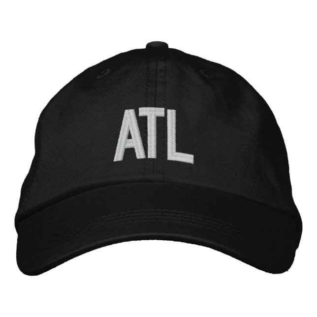 ATL Atlanta Georgia Casquette ajustable personnali (Devant)