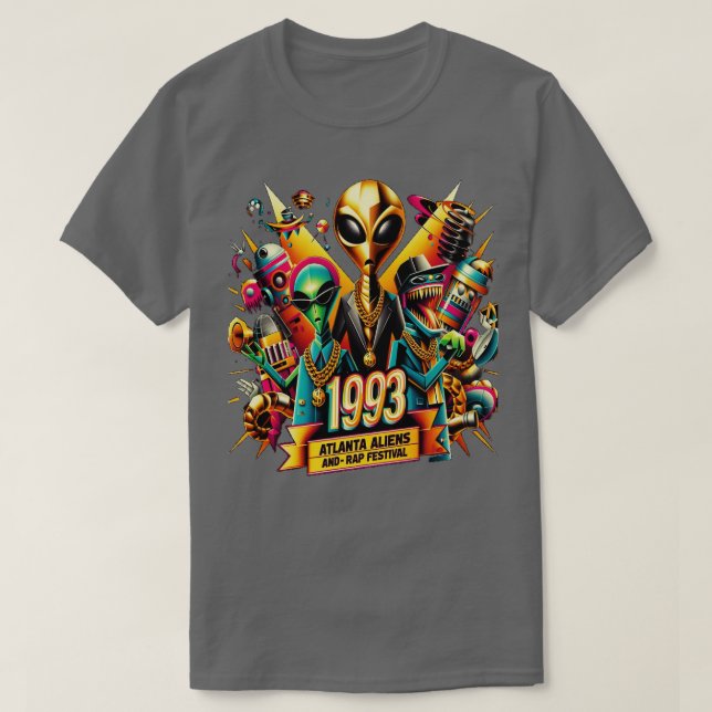 Atlanta s et Rap Festival TShirt 1993 (Design devant)