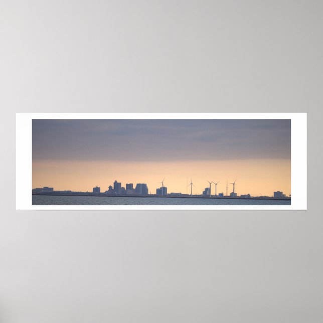 Atlantic City Sunset Photo Poster (Devant)
