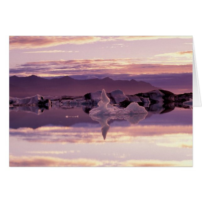 Atlantique Nord, Islande, Breioamerkurjokull (Devant horizontal)