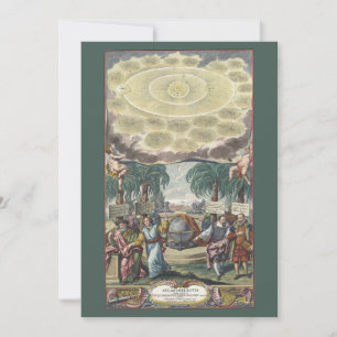 Atlas Coelestis par Doppelmaier, Astronomie Vintag