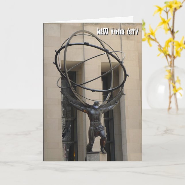 Atlas Holding the Heavens - carte (Fleur jaune)