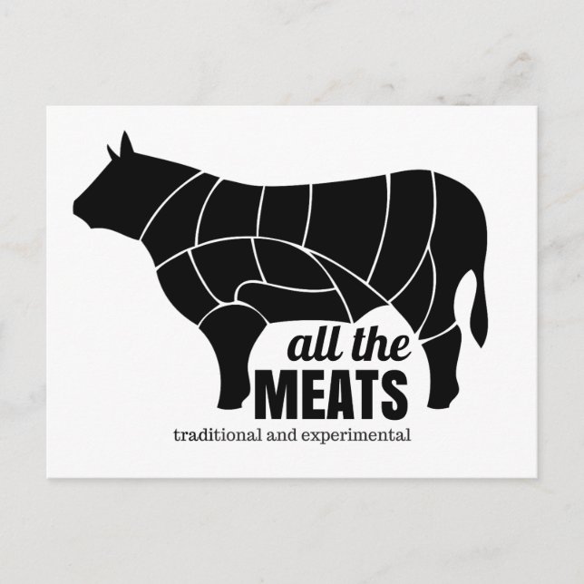 ATM - Carte postale Badge Beefy (Devant)