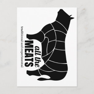 ATM - Carte postale Badge Beefy