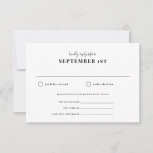 Atmosphère Réponse avec le choix du repas