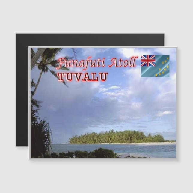 Atoll de Funafuti - Tuvalu - (Devant / Derrière)