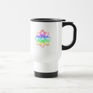 Atome rougeoyant coloré - tasse